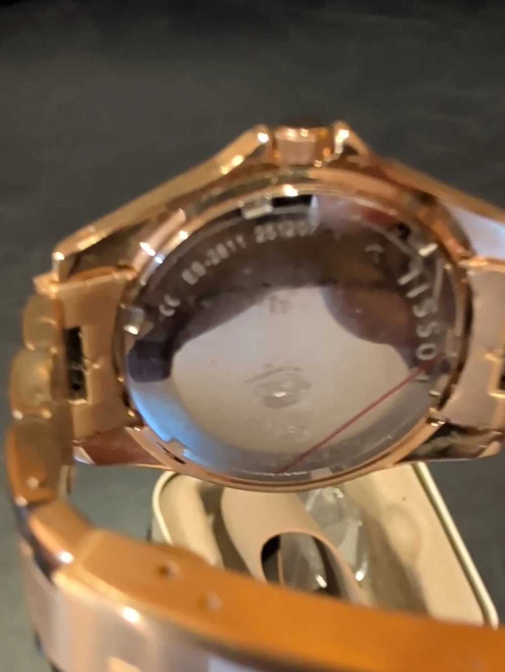 Fossil Riley Multifunction Rose Gold-Tone Stainless Steel Watch (ES2811) NEW